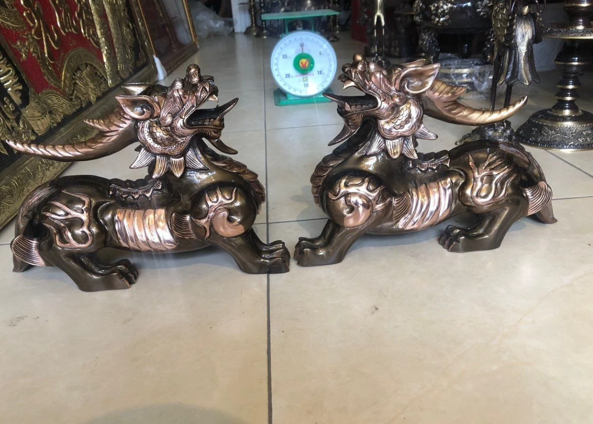 Tượng Tỳ Hưu Bằng Đồng Đỏ.png